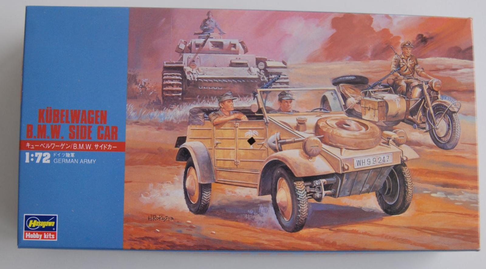 Hasegawa Kübelwagen/BMW sidecar set