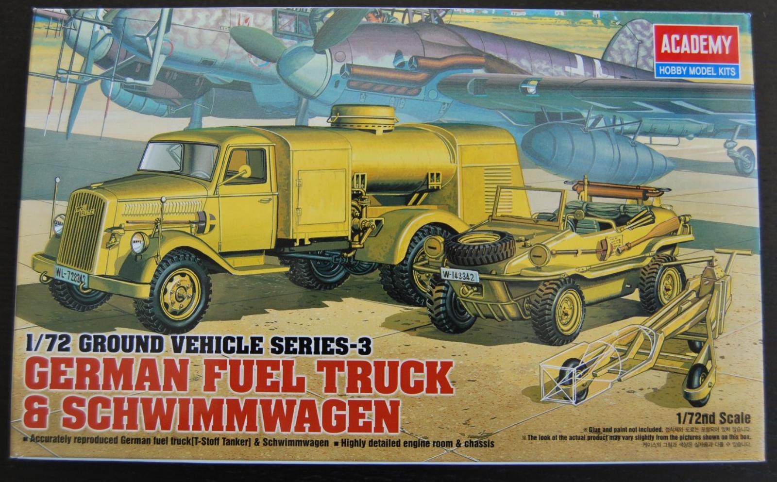 Academy Tankwagen and Schwimmwagen
