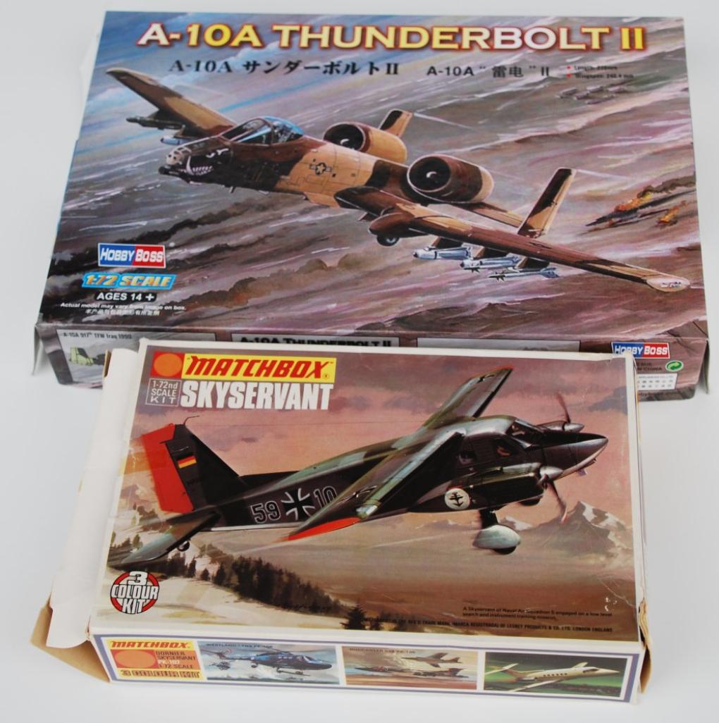 Matchbox Do 28 and HobbyBoss A10