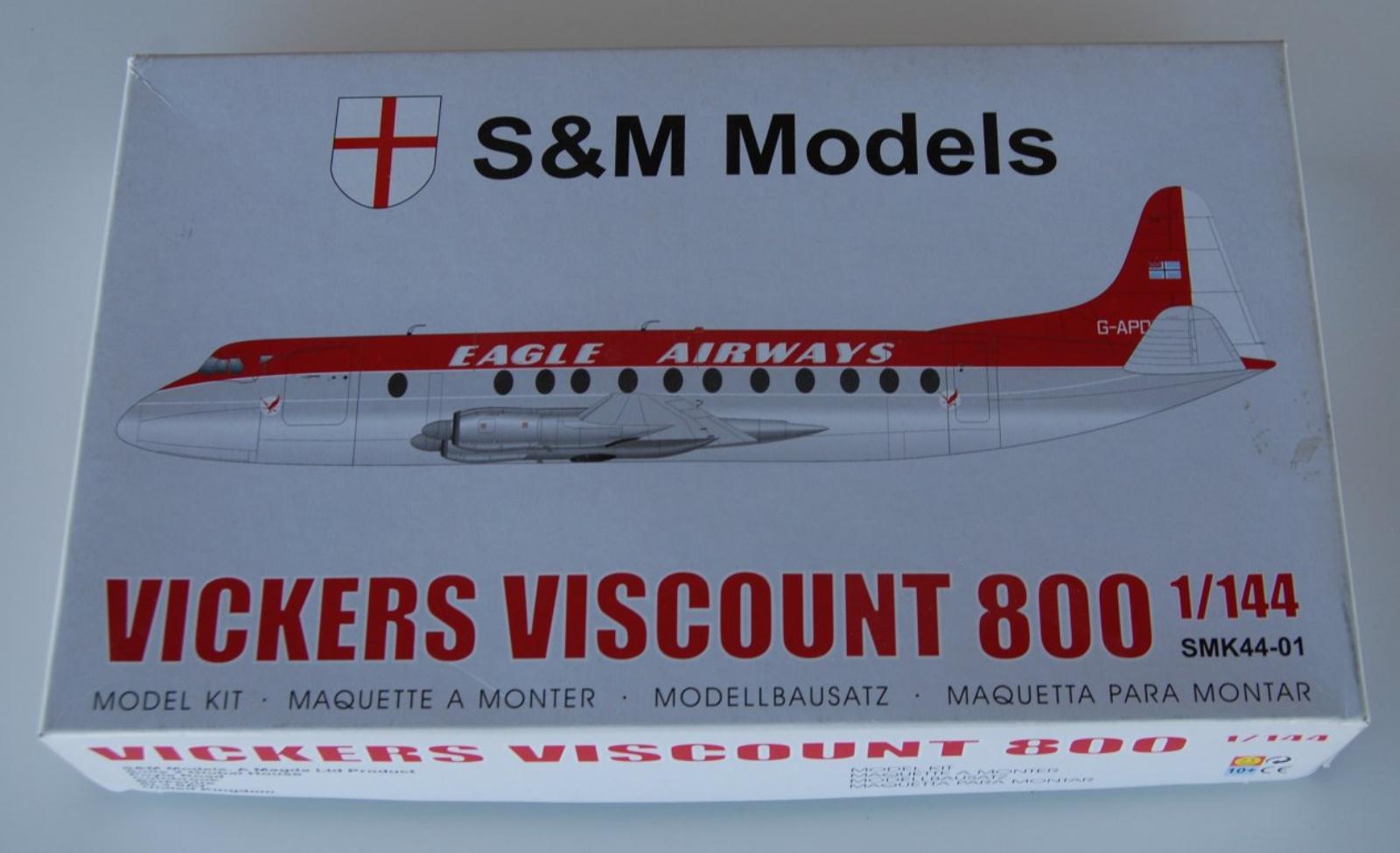 S&M Models Vickers Viscount 800